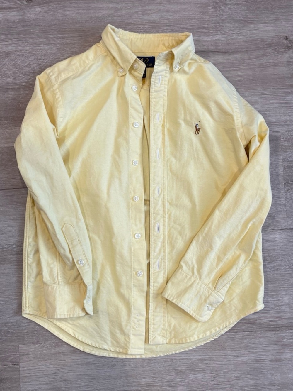 Polo by Ralph Lauren Light Yellow Oxford Button-Down Shirt